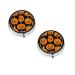 Halloween Pumpkin Patterns Printed Mini Round Pill Box Pill Box 3 Compartment Medicine Pill Case Pill Organizer Travel Pillbox Portable Pill Box for Pocket Home Office Use
