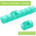 Annwer Large Monthly Pill Organiser 28 Day Pill Box Organizer by Week Large 4 Weeks One Month Pill Cases with Dust-Proof Container for Pills/Vitamin/Fish Oil/Supplements-Cyan - Buy Online on GoSupps.com