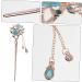 AUTSUPPL Flower Hair Crystal - Chinese Hair Vintage - Hair Accessories for Bun Decoration for Women (Blue) - Buy Online on GoSupps.com