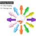 iMapo 6 Pairs Reusable Waterproof Earplugs Silicone Swimming Ear plugs Noise Cancelling Sound Blocking for Sleeping Snoring Plane Shooting Work Travel with Carry Case 6 Assorted Colors - Buy Online on GoSupps.com