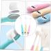 Frcolor Kids Toothbrush Set - 3-Pack Children's Toothbrush with Slipproof Design & Tongue Cleaner | Safe ABS Bristle & Teething Ring Toy - Buy Online on GoSupps.com