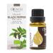 Essences Bulgaria Organic Black Pepper Essential Oil 15ml | Piper nigrum | 100% Pure | Natural | Undiluted | Therapeutic Grade | Aromatherapy | Cosmetics | Cruelty Free | Non-GMO | Vegan