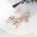 Ipetboom Bridal Comb Rhinestones Wedding Headpiece Flowers Decoration Hair Fork Clip Side Combs Vintage Wedding Ceremony Decorations Pearl Hair Retro Decor Branch The Photo Bride Zinc Alloy - Buy Online on GoSupps.com