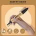 Eyebrow Pencil Liquid Eyebrow Pen 2 in 1 Dual-ended Eyebrow Waterproof & Long Lasting Liquid Eyeliner Pen Four-tip Brow Pencil for Women Gift Black - Buy Online on GoSupps.com