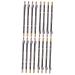Healvian 16 Pcs Pencil Sharpener Eyebrow Pencil Makeup Pencils Beauty Cosmetic Tool Eyeliner Sharpener Wooden 1 count (Pack of 1) Blackx2pcs