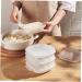 HOLIDYOYO Insulated Hot Lunch Box 2pcs Box Kitchen Rice Lunch Box Micro-Wave Oven Steamer Crisper Tray - Buy Online on GoSupps.com