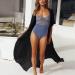 TUNUSKAT Women's Summer Kimono Cardigan | Lightweight Swimsuit Coverup | Open Front Solid Flowy Beach Top | XX-Large - Buy Online on GoSupps.com