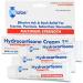 3-Pack Hydrocortisone Maximum Strength Cream 1% - Anti-Itch Relief for Redness, Swelling, Bug Bites, Eczema, Hemorrhoids & More - Buy Online on GoSupps.com
