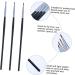 Hemoton 5pcs Fine Eyeliner Brush Eye Shadow Eyeliner Applicator Curved Eyeliner Brush Make up Brushes Fiber - Buy Online on GoSupps.com