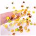 Thanksgiving Decor4 Colors Maple Leaf Nail Art Sequins Maple Leaf Nail Glitters Stickers Autumn Nail Sequins for Nail Art - Buy Online on GoSupps.com