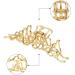 Large Metal Hair Claw Clips - Vintage Geometric Hair Barrettes for Thick and Thin Hair - Non-Slip, Gold Hairpin - Buy Online on GoSupps.com