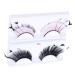 Lurrose 2 Pairs Feather False Eyelashes Synthetic Eyelashes False Eyelash Extension for Halloween Party Ball