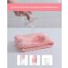 Buy Lumimi Microfiber Hair Turban Set - 2 Extra Absorbent Quick-Drying Towels in Pink & Grey - Buy Online on GoSupps.com