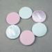 Frcolor 10Pcs Washable Velour Face Powder Puff for Foundation Makeup - Pink Cosmetic Tool with Ribbon - Ideal for All Skin Types - Buy Online on GoSupps.com