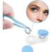 4PCS Colorful Contact Lens Case Holder Container with Mirror - Travel & Home Storage Kit (Yellow Pink Blue Purple) - Buy Online on GoSupps.com