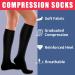 Laite Hebe Compression Socks - 4 Pairs for Women & Men - Best Support for Nurses, Running & Athletic - Black/White/Grey/Navy - Small/Medium - Buy Online on GoSupps.com