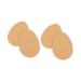LIFKOME 4pcs Anti-slip Stickers for Soles Heels Gummies Anti Slip Heel Grips Heel Sole Stickers Non Skid Shoe Cushion Shoes Sole Protector Anti Shoe Protector Non-slip Supplies 10x6x0.3cm As Shown
