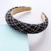 amangul Fashion Hair Accessories Hair Band Headbands for Women/Girls -slip Hairband for Party Wedding(White Small Grid) - Buy Online on GoSupps.com