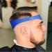 Neckline Shave Template and Hair Trimming Guide Curved Silicone Hair Band Non-Slip Home Haircuts Silicone Home Haircuts Template for Symmetrical Hair Lines Blue - Buy Online on GoSupps.com