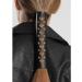 Urban Kevlar Long Genuine Leather Hair Tube With 5 Studded Hair Wrap Red - Buy Online on GoSupps.com