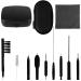 12pcs Hearing Aid Cleaning Kits Hearing Aid Cleaning Tools Opticon Hearing Aid Cleaning Tools with Storage Case for Hearing Aid Headphones Earbuds
