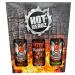 Hot Headz - Naga Hot Sauce Gift Set Including 3x 148ml Hot Chilli Spicy Sauces. Selection Box For Any Dishes And Snacks. All Natural Flavours Ideal As A Marinade And For Dipping.