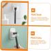 Osaladi 20-Piece Hook Insert Razor Stand Holder - Sticky Wall Shaving Brush & Razor Hanger | Durable White ABS - Buy Online on GoSupps.com