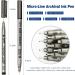 Brusarth Precision Black Micro-Pen Fineliner Ink Pens - Waterproof Archival Drawing Pens - Artist Illustration Multiliner Set (Black) - Buy Online on GoSupps.com
