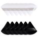 12 Pcs Powder Puff Makeup Puff Triangle Powder Puff Soft Powder Sponge Reusable Makeup Triangle Sponges with Strap for Loose Powder Body Cosmetic Foundation Wet Dry Makeup Tool Black and White