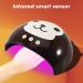 UV LED Nail Dryer 36W - Cute Cartoon Monkey Gel Polish Curing Lamp for Home Salon | 12Pcs Lamp Beads - Buy Online on GoSupps.com