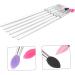 BIUDECO 6pcs Eye Shadow Brush Makeup Eyeshadow Eye Shadow Applicator Lip Brush Transparent Plastic Handle - Buy Online on GoSupps.com