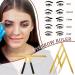 cogae 2Piece Eyebrow Ruler 3-Point Positioning Ruler Eyebrow Golden Proportion Caliper Ruler Brow Caliper Measuring Tool Gold - Buy Online on GoSupps.com