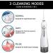 KouRy Cordless Water Flosser | Multifunction Teeth Cleaner for Braces | 3 Jet Nozzles | USB Charged | IPX7 Waterproof | 3 Modes Water Pick | Buy Online Internationally - Buy Online on GoSupps.com