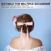 4pcs Hair Bows for Women Ribbon Long Tail Bowknot Hair Clips Elegant Tassel Hair Bow Clips Ponytail Holder Hair Accessories - Buy Online on GoSupps.com