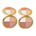 XINRAN Highlighting Eye Cheek Paletted Eye Contour Palette All-in-One Makeup Palette Complete Makeup Palettes Suitable for Eyeshadow Blush and Highlighter Palette