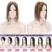 S-noilite Silk Base Topper: 10 130% Density Balayage Clip-in Human Hair Top Piece for Thinning Hair - Medium Brown/Dark Blonde - Buy Online on GoSupps.com
