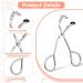 2 Pack Mini Eyelash Curler - Professional Silicone Makeup Tool for All Lash Shapes | No Pinching Dramatic Look - Buy Online on GoSupps.com