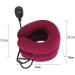 Kokiya 3 Layer Neck Stretcher Neck Cervical Collar Inflatable Portable Personal Use Traction Equipment for Office Car Travel Adults rose red - Buy Online on GoSupps.com
