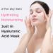 WIS Intensive Hydrating Facial Mask - 10 Pack with Hyaluronic Acid for All Skin Types | Anti-Aging Pore Minimizing Skin Repair - Buy Online on GoSupps.com
