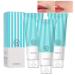Peach Hair Removal Cream Upper Lip Hair Removal Cream for Women Refreshing and Gentle Facial Hair Removal for Facial Mustache Lip Hair Fine Hair (3pcs)