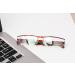 SHINU+2.50 Computer Reading Glasses for Men | Blue Light Blocking Wooden Frame (2739 C3) - Shop Internationally - Buy Online on GoSupps.com