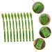 HOMSFOU 50 Pcs Simulated Asparagus Ornaments Fake Vegetables Asparagus Decor Fake Plastic Lifelike Vegetables Faux Asparagus Fern Plastic Vegetables Model Fake Food Model Sample Pvc Plant Light Greenx5pcs 19X0.9CMx5pcs - Buy Online on GoSupps.com