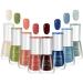 TBeautfave 8Pcs Nail Polish Set Cool Nail Varnish Sets Quick Dry&Long Lasting Glitter Nude Nail Polish Water Based Natural Nail Varnish Sets for Women DIY Nail Art - No Need Cure 04Sweet