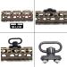 ND M-lok QD Sling Mount Adapter & Sling Swivel 1.25 - 2 Pack (Black) | International Shipping Available - Buy Online on GoSupps.com