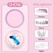 Denture Case - Leak-Proof Double Layer Denture Bath Box for Travel with Strainer Basket, Brush, and Mirror - Pink - Buy Online on GoSupps.com