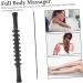 Muscle Massage Roller Hand & Leg Stick Fascia Massage Device for Neck & Body - 43x3cm Black - Buy Online on GoSupps.com