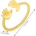 Tmianya Exquisite Diamond Baby Footprint Ring - Versatile Foot-in-One Accessory for Mothers | Unique Cell Phone Charm - Buy Online on GoSupps.com