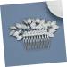 Angoily Hair Accessories Flower Side Comb Wire Hair Combs Hairdressing Side Comb Wedding Hair Clips Side Hair Combs Simple Side Comb Gold Hair Pin Tiara Zinc Alloy Delicate Bride - Buy Online on GoSupps.com