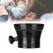 Shaving Soap Bowl, Shave Mug For Shave Cream Foam Shaving Cream, Plastic Shaving Soap Bowls Proraso for Razor With Handle(Black)