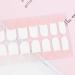 22 pcs French Semi Cured Gel Nail Strips Pink Nail Gel Polish Wraps Soft Self-Adhesive Nail Full Wraps Nail Strips Sticker Nail Tips Christmas Nail Wraps Sticker Decals French Pink White - Buy Online on GoSupps.com